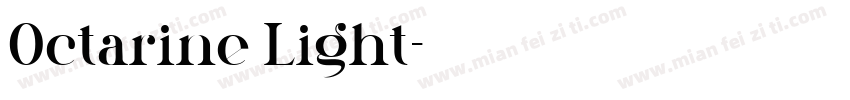 Octarine Light字体转换